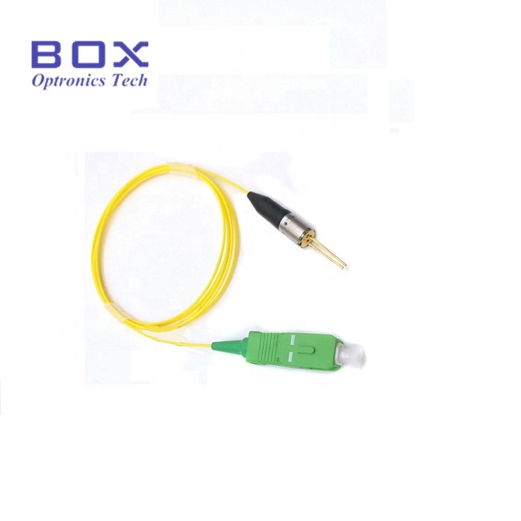 Aspects related to coaxial pigtailed laser diodes