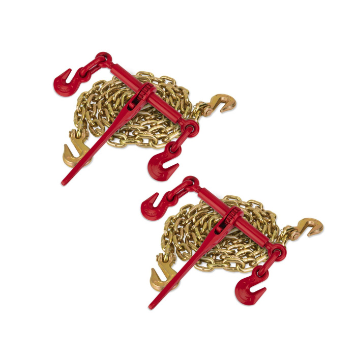 Here are some key features and uses of tie-down chains and binders
