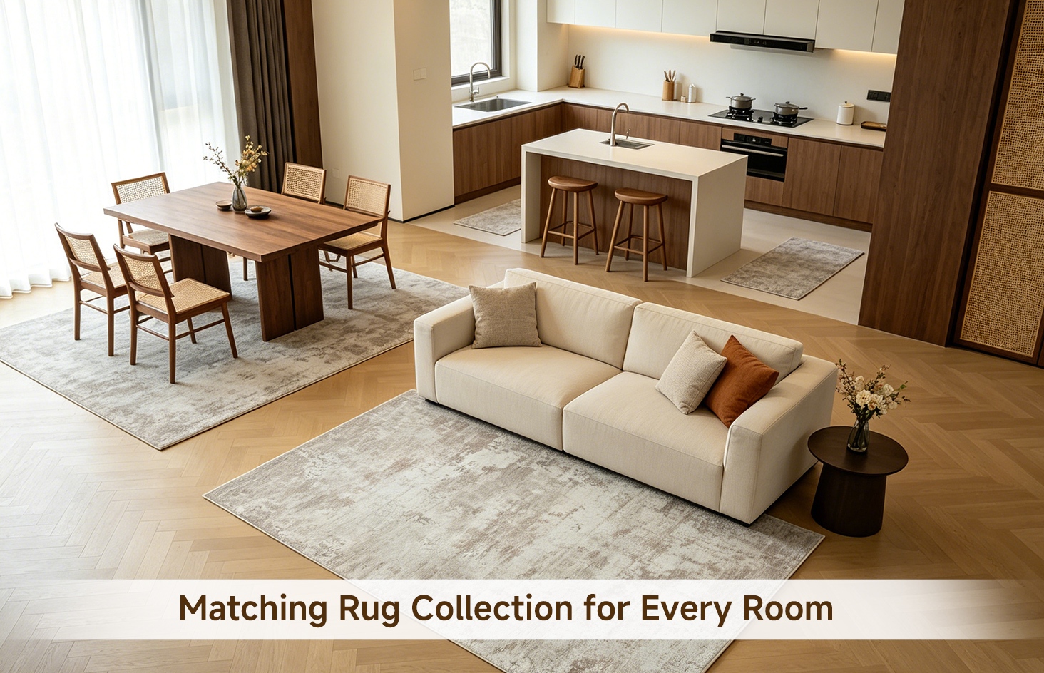 Substantial Washable Printed Carpet That Combines Durability and Easy Cleaning